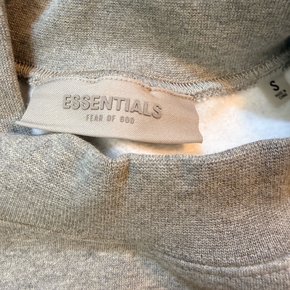 fear of god Essentials dark oatmeal crewneck hoodie - Picture 2 of 6